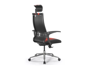 Кресло ErgoLife SynchroSit 10 B2-187U M20.B23.G18.W02 Экокожа, Черный/Красный images