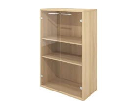 Шкаф низкий 800х400х1250 стекло прозрачное Дублин images