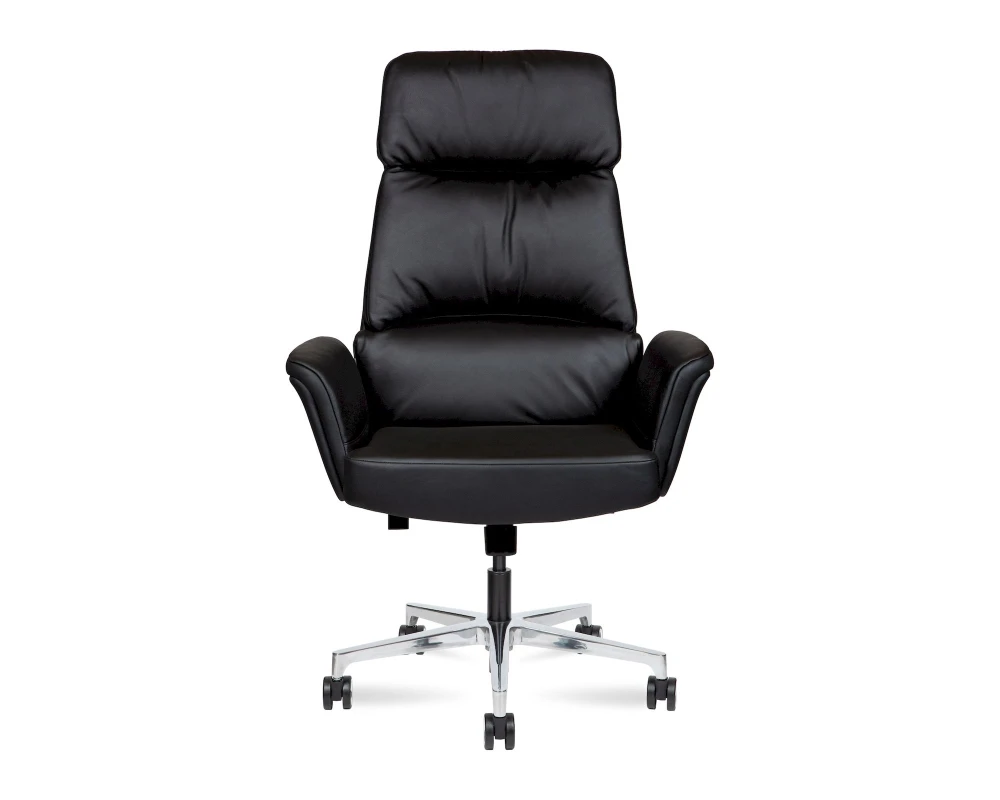 Кресло Norden Бонно / Bonno Натуральная кожа, Черный