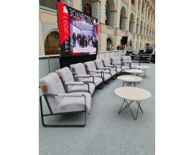 Кресло Blomberg Велюр, Синий images