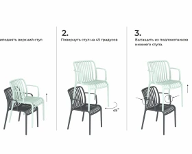 Стул SHT-S173-1 Пластик, Белый images