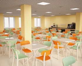 Стул SHT-S85 бежево-белый Пластик, Бежевый/Белый/Черный images
