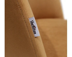 Стул SHT-ST35/S64 Велюр, Горчичный/Черный муар images