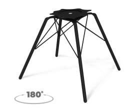 Стул SHT-ST39/S370-VP Ткань, Бежевый/Черный муар images