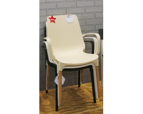 Стул SHT-ST76/S424-C Пластик, Бежевый/Светлый орех images