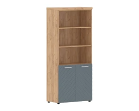 Шкаф с 1 комплектом глухих малых дверей и топом 854х452х1958 Torr Люкс images