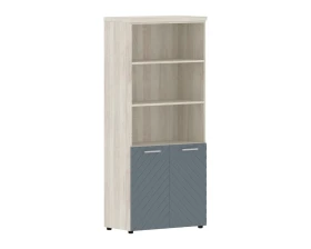 Шкаф с 1 комплектом глухих малых дверей и топом 854х452х1958 Torr Люкс images