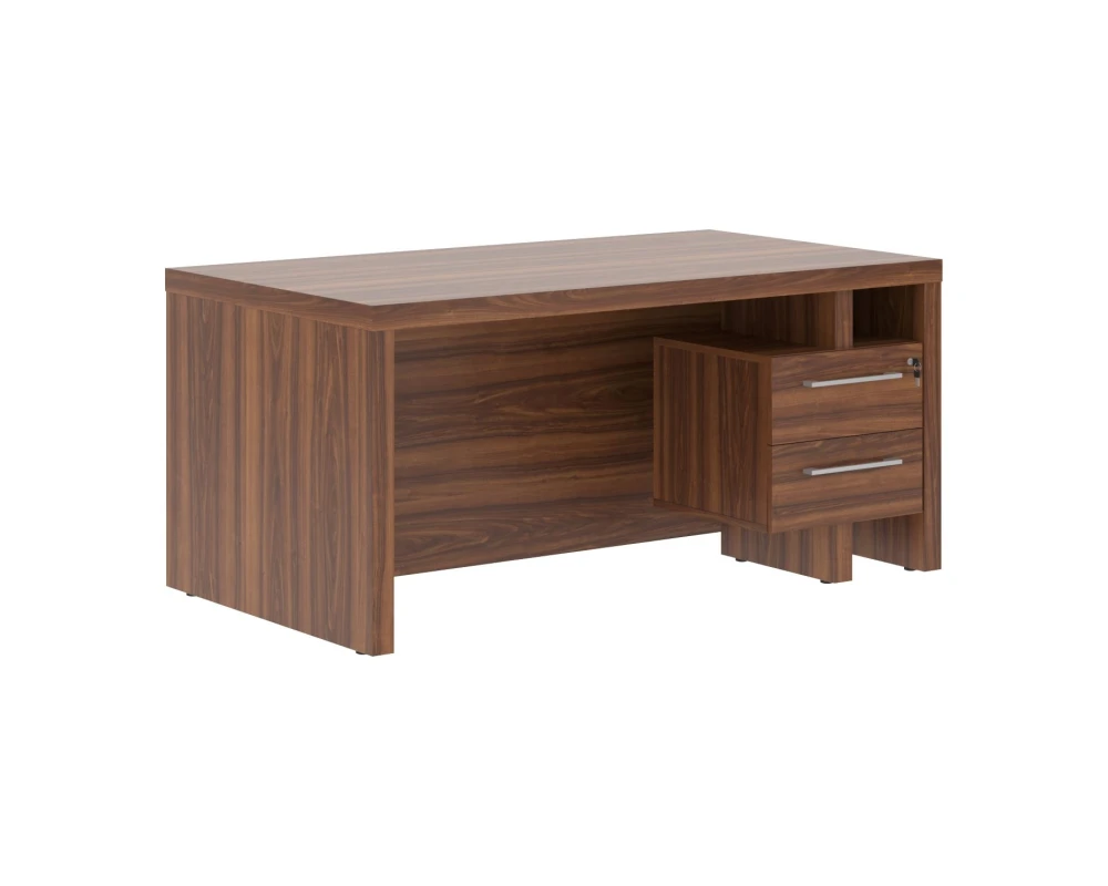 Стол руководителя с встроенной тумбой 1600х900х750 Зенн / Zenn