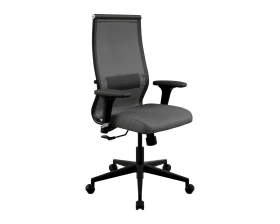 Кресло SynchroSit 10 B2-165D - T+Bahama (M20.B11.G19.W02) (Черный-Тем.серый) images