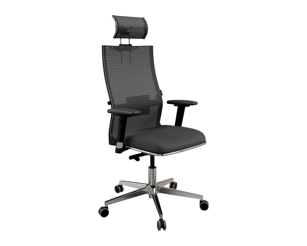 Кресло SynchroSit Air 24 B2-312D - Italy+UMF(SY271) (M124.B22.G18.W03) (Черный)