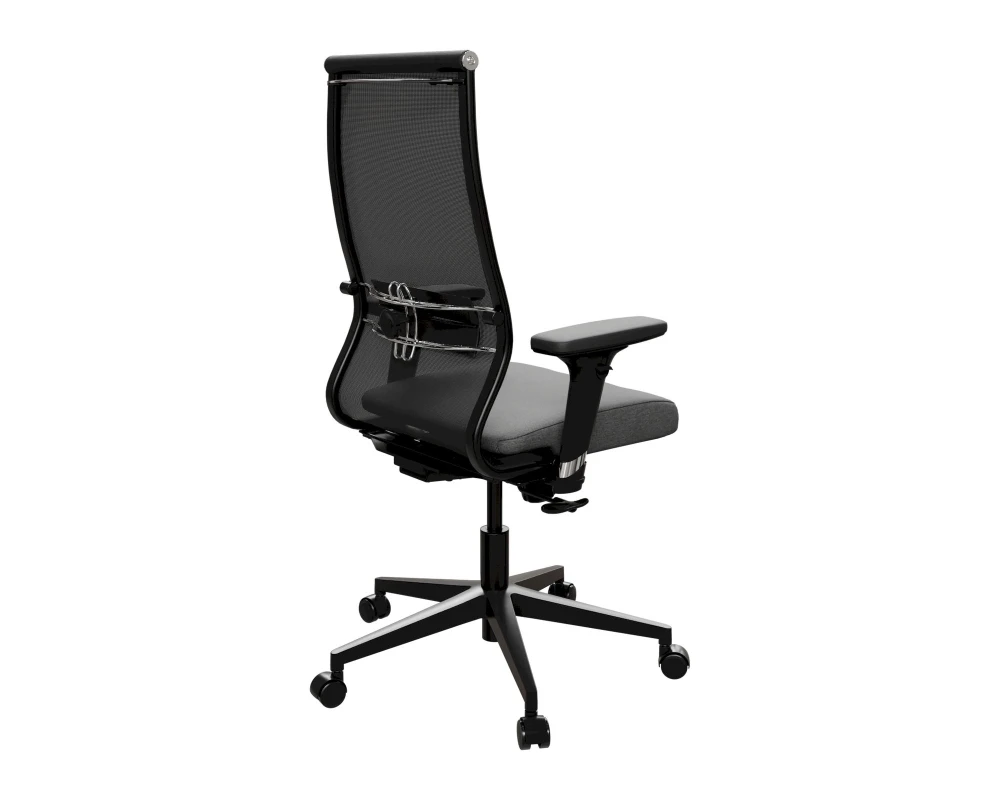 Кресло SynchroSit 10 B2-165D - T+Bahama (M20.B11.G19.W02) (Черный-Тем.серый)